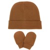 DRESHOW Newborn Baby Beanie Hat and Gloves, Baby Girl Beanie