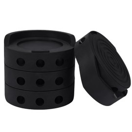 Anti Vibration Pads for Washing Machine Anti-Walk Washer and Dryer Mat Set Ideal for Vibration Reduction and Shock Absorber Appliance Noise Dampening Rubber Isolation Feet Fit Washing (8)