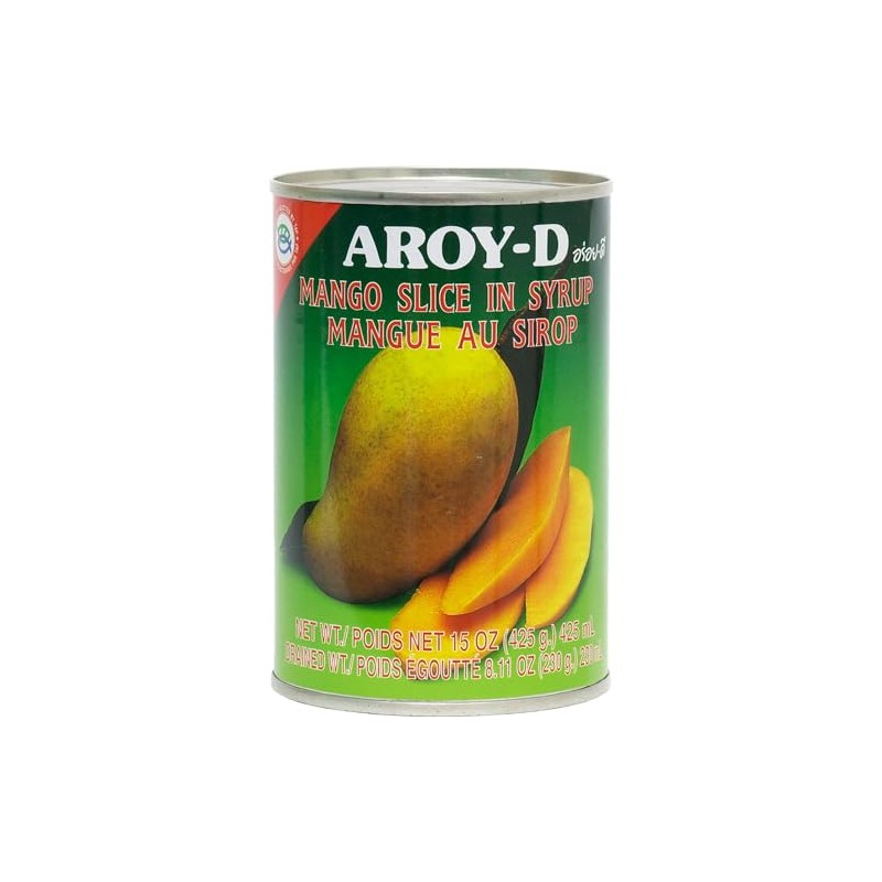 Aroy D Sliced Mango In Syrup, 15 Ounces