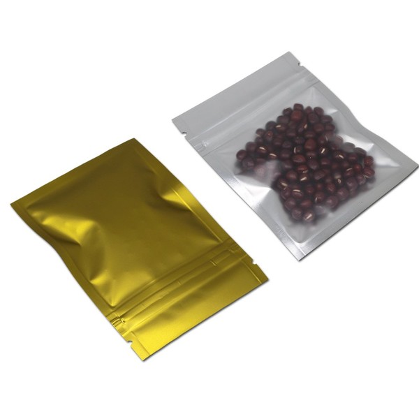 PABCK 100 Pcs Matte Gold 4.7x7 inch (Inside Size 4.1x5.7