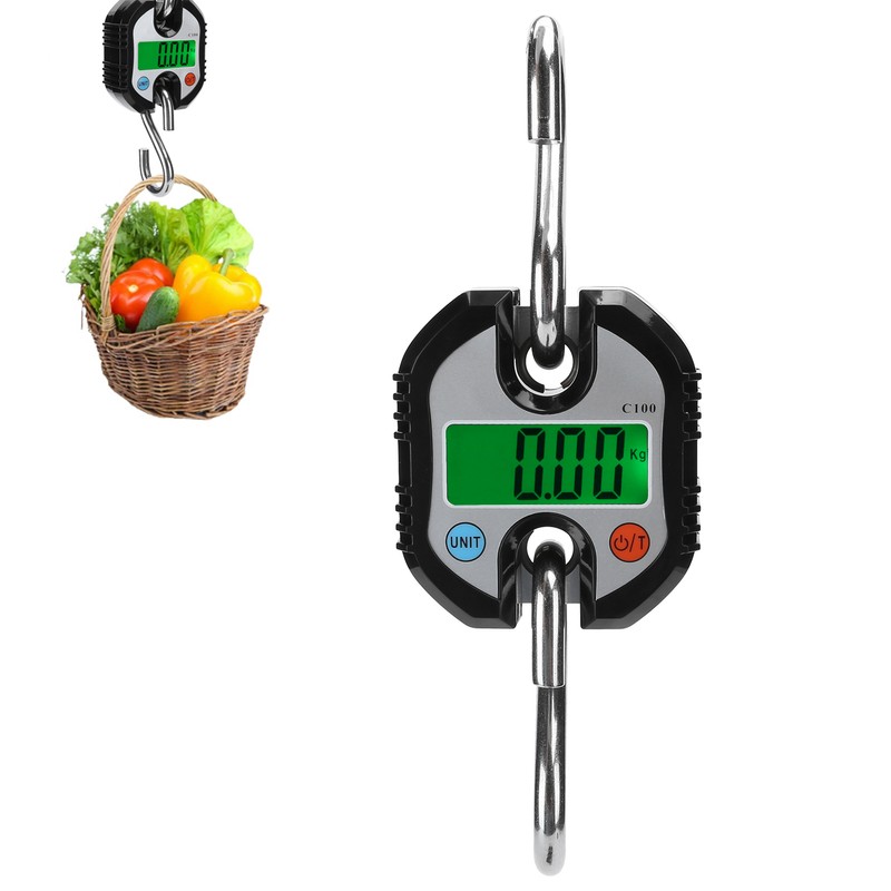 150KG Crane Scale LCD Digital Electronic Hook Hanging Weight for