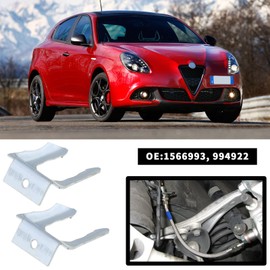 OTOTEC 10PCS Car Brake Hose Clips 1566993 994922 Manganese Steel Brake Line Retainer Replacement U-Shaped Brake Hose Bracket Brake Hose Retaining Clamp