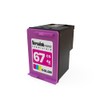 VersaInk-Nano 67 CS Tri-Color Ink Cartridge - Compatible with HP