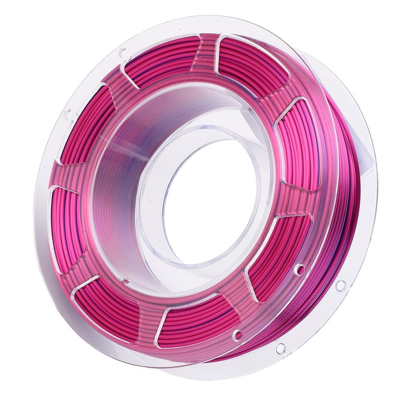 PLA Filament Dual Color Blue and Purplish Red 1.75mm 200g