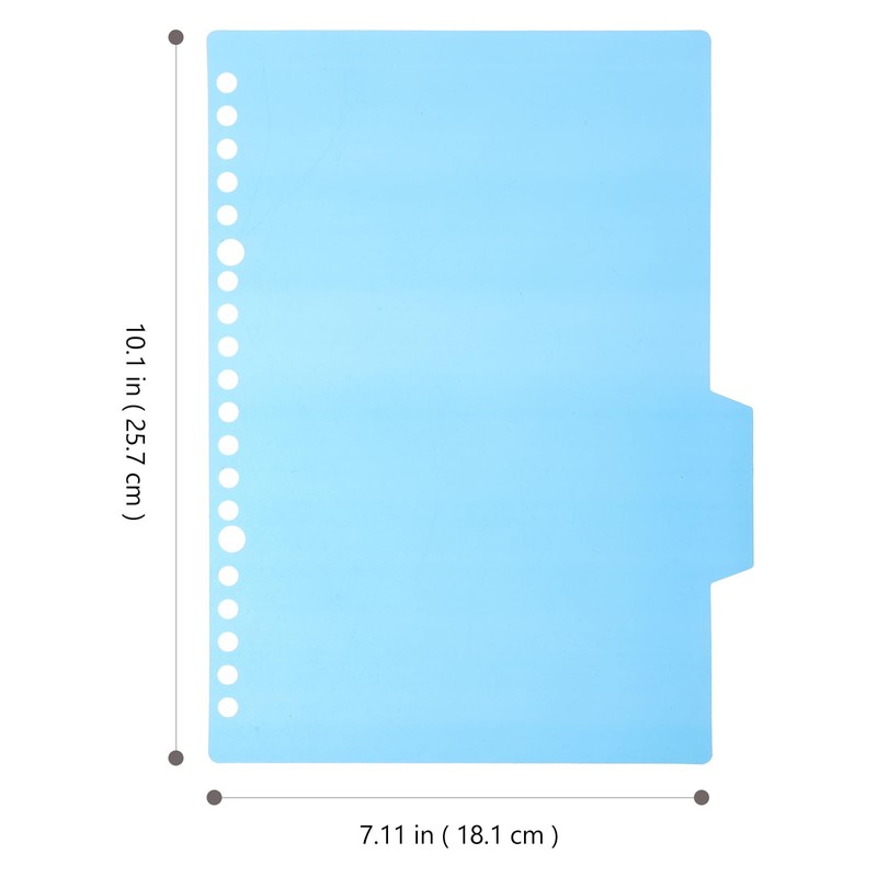 STOBOK Binder Divider Multi-Purpose File Divider Plastic Divider B5 Loose