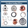 Gasket O-Ring Mechanical Seal Kit Replacement for Predator 3-in, 9PCS