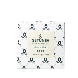 Setunea Organic Olive Oil and Goat's Milk Soap Bar 100g