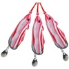 3Pcs Sequin Conversion Soft Artificial Simulation Snakehead Lure Bait Fishing