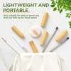 48 Pcs Bamboo Empty Lip Balm Containers, Refillable 5g Lipstick