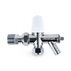 Wärmer System 8-10mm Angled Radiator Valve, Lockshield Angled Radiator Valve
