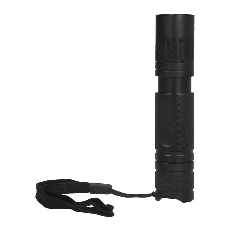IR Flashlight Zoomable IPX54 Waterproof Anti Reverse Connection Comfortable Grip