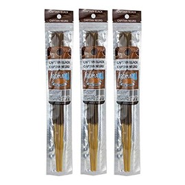 AromaBlu 11" Hand Dipped Incense 3-Pack (10-Sticks Per Pack) - Choose Your Scent (Captain Black)