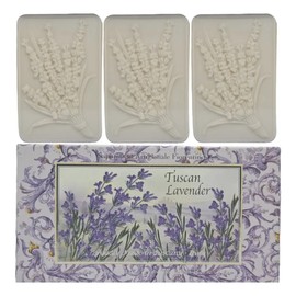 3 Jabones Italianos Artesanales De Lavanda