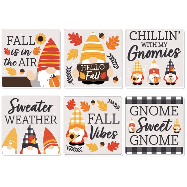Big Dot of Happiness Fall Gnomes - Funny Autumn Harvest
