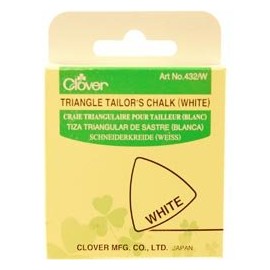 Clover Needlecrafts Triangle Tailors Chalk White 432-W (3-Pack)