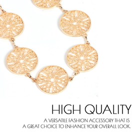 ZOPJUMA Women's Chain Belt Waist Chain Turquoise Waist Belt Adjustable Metal Western Cowgirl Belt for Dress, multicoloured