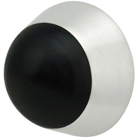 INOX DSIX07-32D Wall Mount Door Stop, Satin Stainless Steel