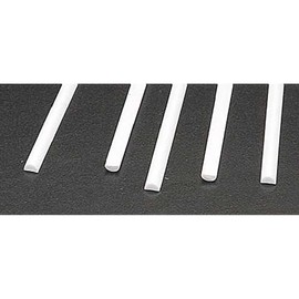 Plastruct MRH-125 Half-Round Rod.125 5 PLS90884 Plastic Building Supplies