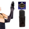 Kangaroo Long Black Opera Party Gloves for Women -1920s 20s