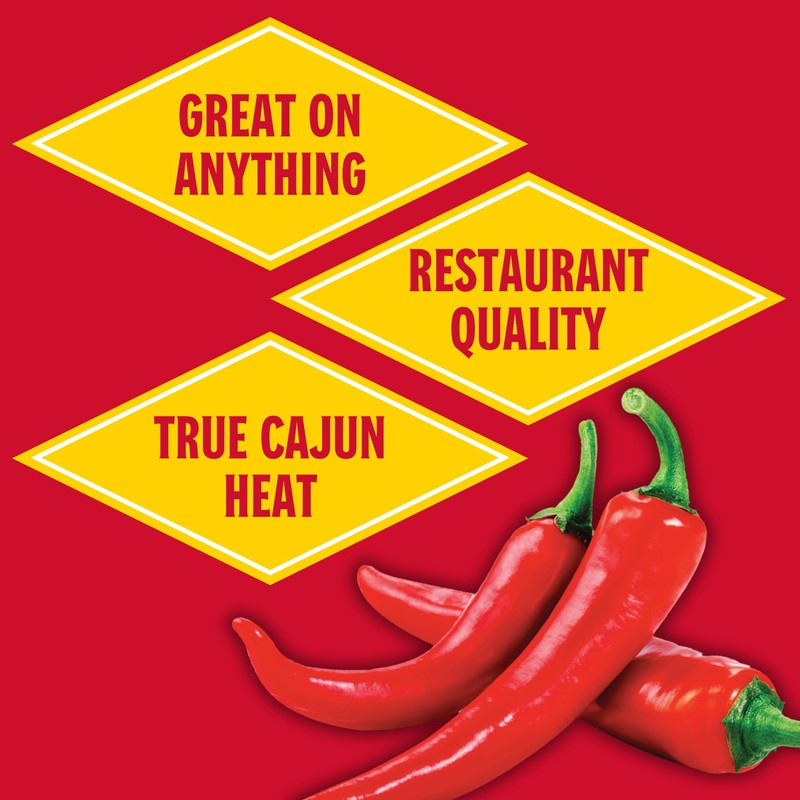 Louisiana Cravin Cajun Hot Sauce (Pack of 4)