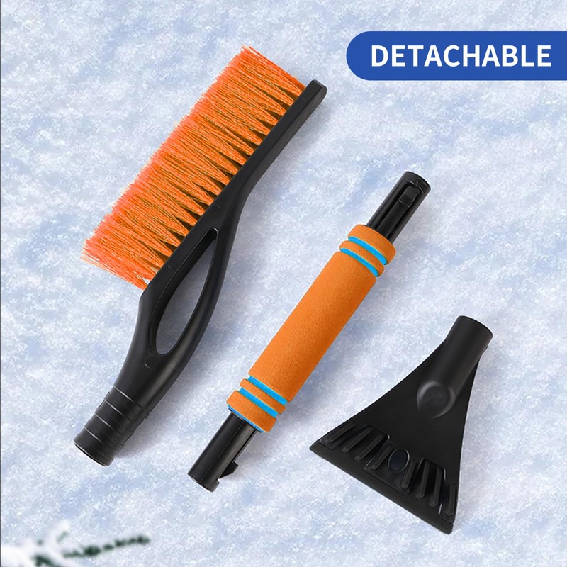 SooGree 26.7" Snow Brush & Ice Scraper for Car Windshield,