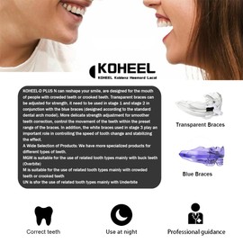 KOHEEL DN Braces for Adults, Straight Teeth