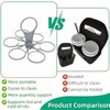 6 Cups Portable & Foldable Cup Carrier Holder with Handle,Super