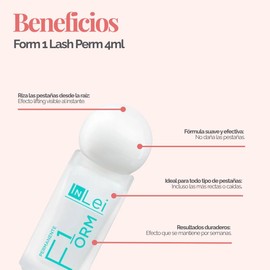 InLei Lash Form 1 – Solución Permanente para Lifting de Pestañas