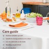 Outdoor Tablecloth Washable 80 x 80 cm Beige Garden Tablecloth