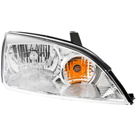 Passenger Side Headlight for Ford Focus 2005-2007 With bulb(s) Halogen Clear Lens