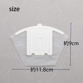 Tokiwa Industries Tea Filter, Tea Lovers Filter, 1 to 2 Cups, Set of 5, Approx. 4.6 x 3.6 inches (11.8 x 9 cm), Made in Japan, White