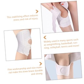 FRCOLOR Elastic Pressure Knee Brace for Knee Pain Adjustable Strap for Sports and Fitness