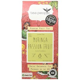 Tea People Moringa Passion Fruit, 15 Tea Pyramids in Retail Pack