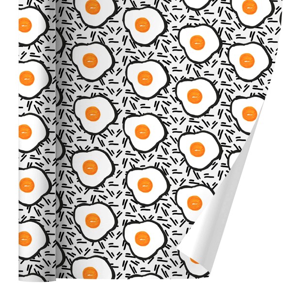 GRAPHICS & MORE Eggs Sunny Side Up Gift Wrap Wrapping