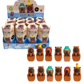IKOPFLN Capybara Telephone Blind Box, Surprise Box, Mini Doll, Decorative, Collectible, Capybara, Telephone Blind Box, Pack of 1