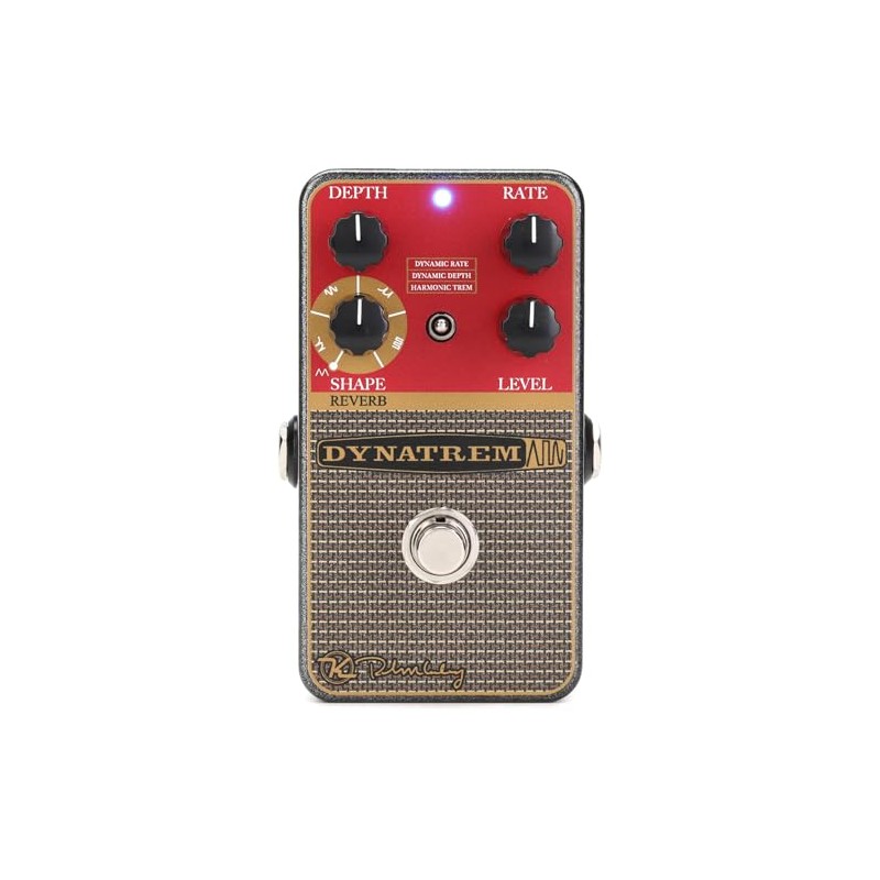 Keeley DynaTrem Dynamic Tremolo Pedal, Gray & Red (KDyna)