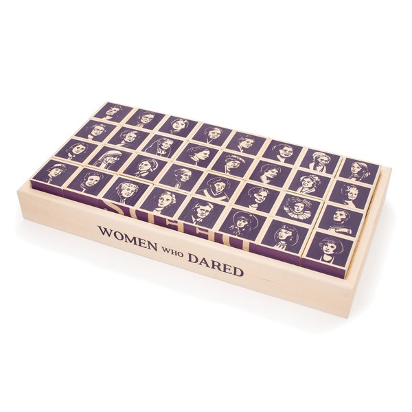 Uncle Goose Women Who Dared Blocks - Made in The