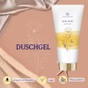 Dresdner Essenz Sun Kiss – Sommerlich-sinnliches Pflege-Set mit Duschgel 200ml,