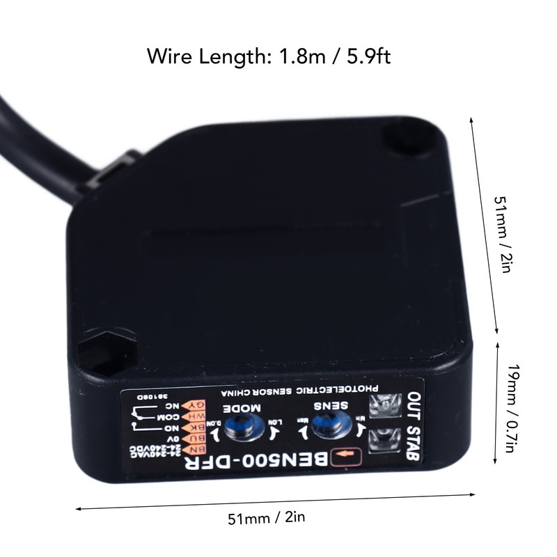 Photoelectric Switch Relay Output Diffuse Reflection Light Control Optoelectronic Sensor