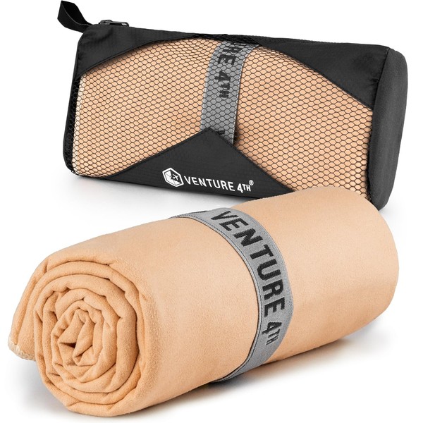 VENTURE 4TH Quick Dry Towel. Microfiber Travel Towel Ideal for