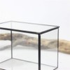 Lvpage Rectangle Geometric Glass Terrarium Planter Decor Box Handmade Flower