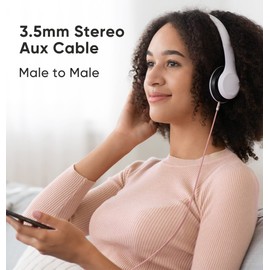 CableCreation 3.5mm Aux Cable (6FT/1.8m), 3.5mm Male to Male Stereo Audio Cable, Aux Cord for Phones, Headphones, Car/Home Stereo, Speaker, Tablets, Laptops, iPads, 2018 Mac Mini