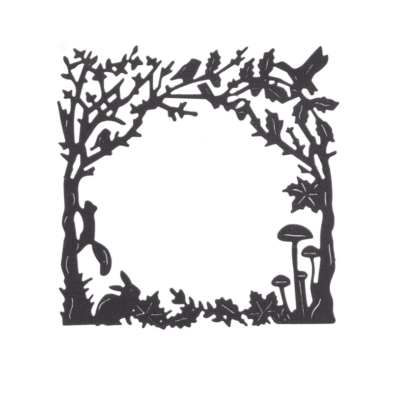 Stanzenshop Cutting Stencil: Autumn Forest - Exquisite Craft Tools for