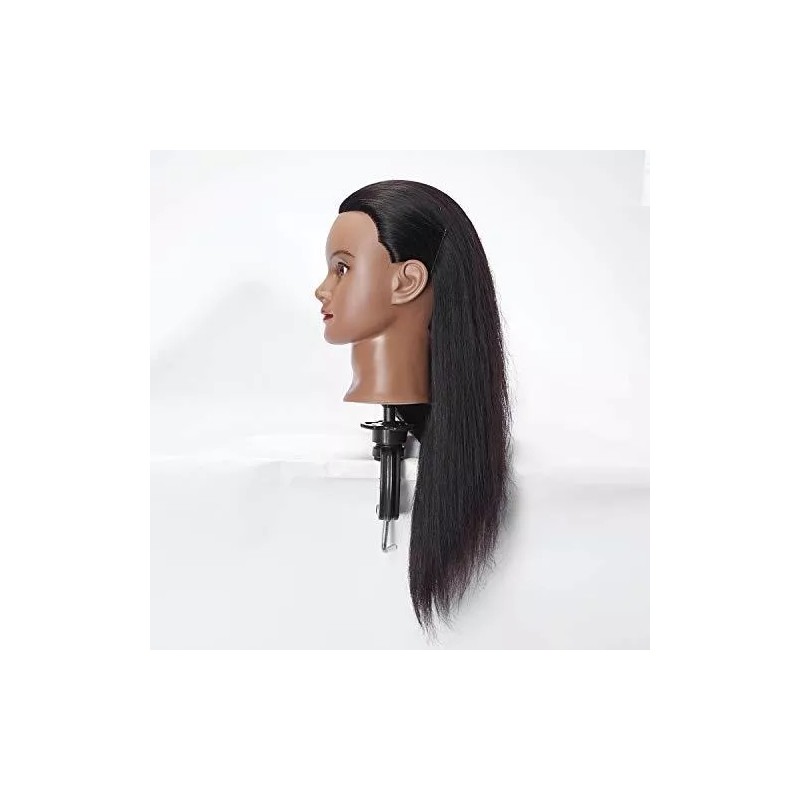 Hairlink Maniqui Cabeza Cabello Natural 2# Negro 66 Cm Hairlink