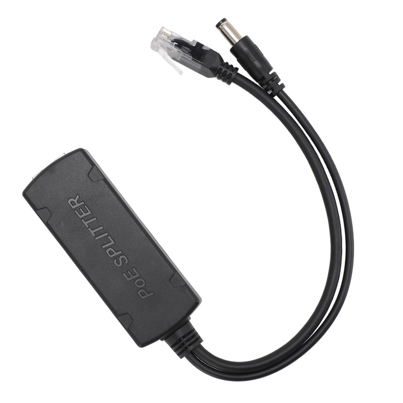 Gigabit PoE Splitter 10 100 1000Mbps 12V 2A Output Buffer