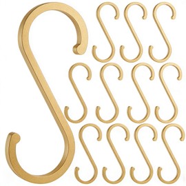 LEKAYIHU 12 Pack S Hooks,3 Inch S Shaped Hook