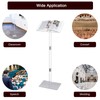 HMYHUM Small Acrylic Podium Stand, Angle Adjustable, 15.7" L x