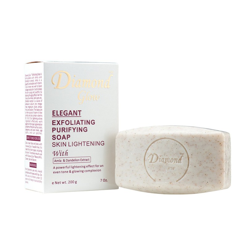 Diamond Glow Elegant Exfoliating Purifying Soap