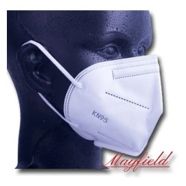 Cubrebocas Kn95 Desechable Blanco Mayfield / Caja Master