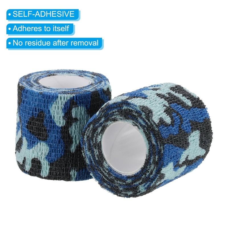 PATIKIL 2in x 14.76ft Camo Tape Wrap, 4 Rolls of